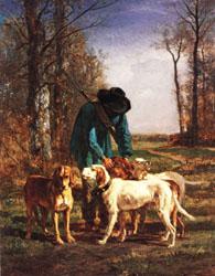 constant troyon gamekeeper china oil painting image